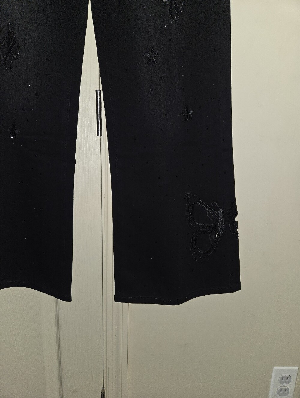 NEW Eclipse Butterfly Rhinestone Jeans - Picture 5 of 8